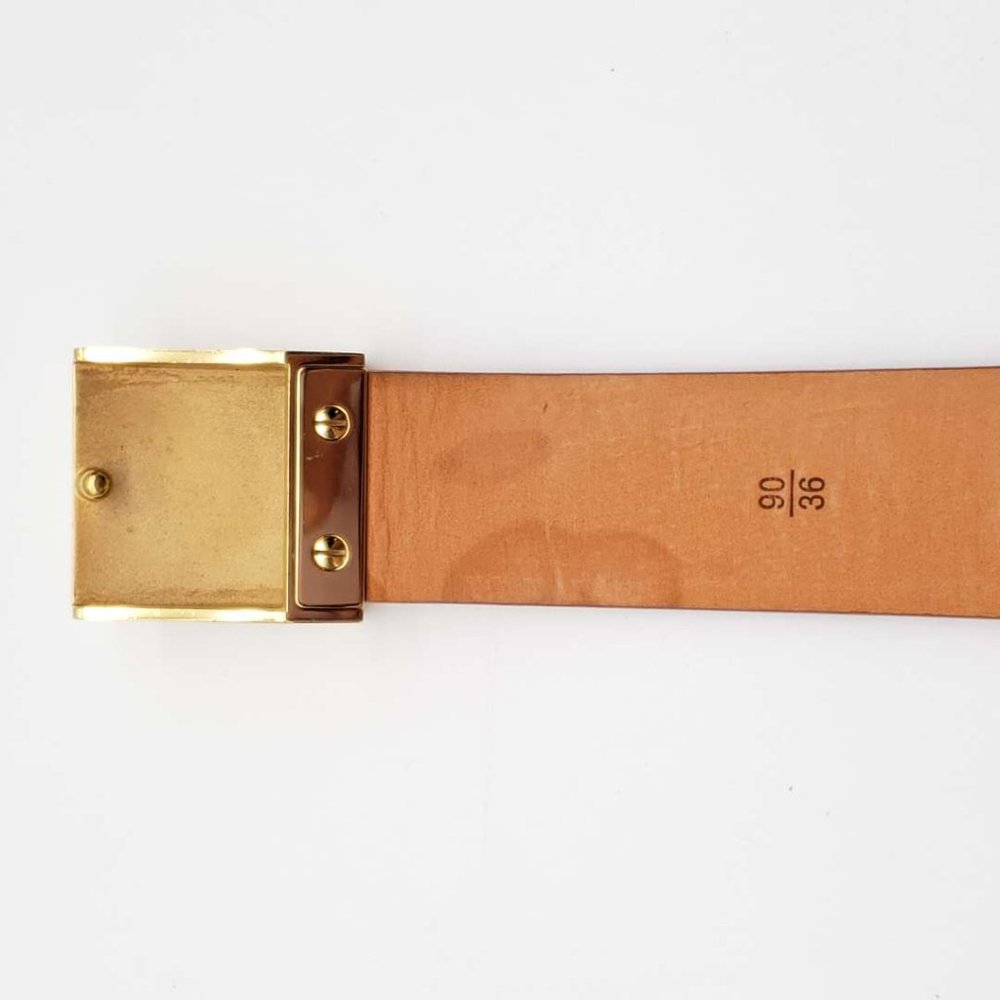 Authentic Louis Vuitton Belt Saint Tulle Carre - Picture 14 of 15